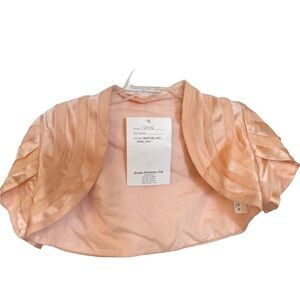 Jovani Cropped Jacket Coral